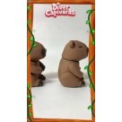 Boneco Capivara Todo em Vinil Macio Diver Menino