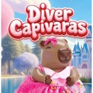Bonecos Capivara todo em Vinil Macio Diver com Roupinha