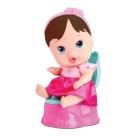Boneca Bebe Little Dolls Faz Xixi Alive Menina com Penico e Mamadeira