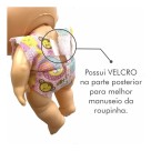 Boneca Little Dolls Mamazinho Mágico Chupeta Led Mamadeira