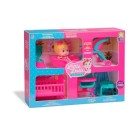Boneca Little Dolls Diver Toys Casinha Com 6 Brinquedos