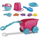Diver Carriola Pink Praia Infantil Carrinho Regador Rastelo