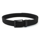 Cinto Unisex Preto Nylon Trançado Elástico 105cm