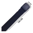 Cinto Masculino De Naylon 120cm Fivela Catraca Regulavel Cor Preto 