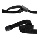 Cinto Masculino De Naylon 120cm Fivela Catraca Regulavel Cor Preto 
