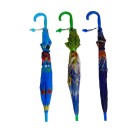 Guarda Chuva Sol Sombrinha Infantil Automático Desenhos Apito
