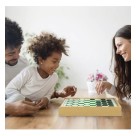 Jogo De Dama E Ludo Tabuleiro Madeira Mdf Jogos 2 Em 1 Estojo Madeira