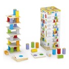 Jogo Torre Ludica Classica Empilhavel 40 Pecas Mdf
