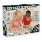 Brinquedo Educativo Letras E Números 80 Peças Pecas em Madeira