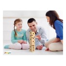 Jogo Torre Equilibrio Classica 54 Pecas Madeira