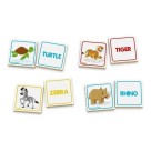 Jogo De Memória Animais Em Inglês Educativo Com Estojo