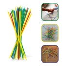 Jogo Pega Vareta 31 Varetas Coloridas Plástico 16,5cm Brinquedo