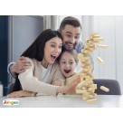 Jogo Torre De Equilíbrio Pro 54 Peças em Madeira Brinquedo