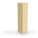 Jogo Torre De Equilíbrio Pro 54 Peças em Madeira Brinquedo