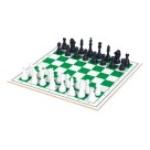 Jogo De Xadrez Tabuleiro Em Mdf Na Sacola Plastica