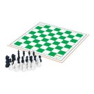 Jogo De Xadrez Tabuleiro Em Mdf Na Sacola Plástica