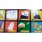 KIt de Magicas com 10 Truques Embaralhamento, Advinhacao, Dados Magicos