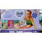 Brinquedo Quebra Cabeca Puzzle da Sophy com 100 Pecas e 4 Placas