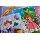 Brinquedo Quebra Cabeca Puzzle da Sophy com 100 Pecas e 4 Placas