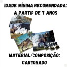 Jogo Quebra Cabeça Infantil Dinossauros 4 Em 1 Puzzle 400 Peças