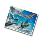 Jogo Quebra Cabeça Infantil Aviões 2 Em 1 Puzzle 200 Peças 