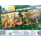 Jogo Quebra Cabeca Infantil Puzzle Animais Selvagens com 200 Peças