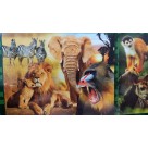 Jogo Quebra Cabeca Infantil Puzzle Animais Selvagens com 200 Peças