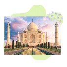 Quebra Cabeças Puzzle 500 Peças India Agra Taj Mahal