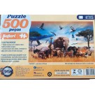 Jogo Quebra Cabeca Puzzle Safari Africa com 500 Peças