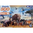 Jogo Quebra Cabeca Puzzle Safari Africa com 500 Peças