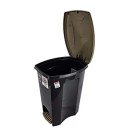 Lixeira de Plástico 15 Litros com Pedal Ecoblack 