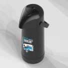Garrafa Térmica Magic Pump 1,8L Grêmio  Preta