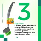 Escova de Limpeza Redonda Cabo Ergonômico e Limpeza Perfeita