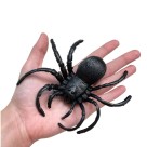 Aranha De Plastico Preta 10Cm Tematico Halloween
