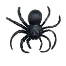 Aranha De Plastico Preta 10Cm Tematico Halloween