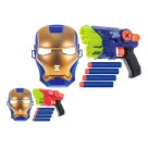 Brinquedo Lanca Dardos Com Mascara E 4 Dardos Dartz