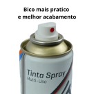 Tinta Spray 250ml Uso Geral Cor Branco Fosco