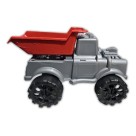 Caminhão De Brinquedo Grande Carrinho Construção Linha Pépi Cor Caçamba Cinza