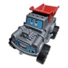 Caminhão De Brinquedo Grande Carrinho Construção Linha Pépi Cor Caçamba Cinza