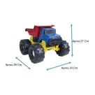 Caminhão de Brinquedo Caçambão Infantil Grande com Rodas Gigantes