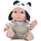 Boneca Bee Baby Bichinhos Panda, Ursinho e Ovelinha