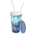 Copo 500ml Refri Decorado Stitch Plasútil – Produto Oficial Disney, Resistente e Livre de BPA