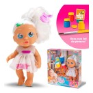 Mini Boneca Club Girls com kit pintura, cores variadas