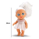 Mini Boneca Club Girls com kit pintura, cores variadas