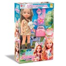 Boneca Miss Holiday Haras 34 cm em vinil atóxico com pet e acessorios