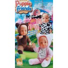 Boneca Puppie Friends com Corpo de Pano e Roupinha, Com Diversas Estampas