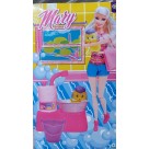 Boneca Mary Hora do Banho Wellkids com Acessórios
