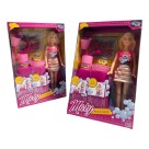 Boneca Mary Hora do Banho Wellkids com Acessórios