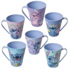 Caneca Stitch 360ml Plasútil – Produto Oficial Disney, Plástico Resistente e Livre de BPA