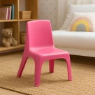 Cadeirinha Plastica Rosa Kids